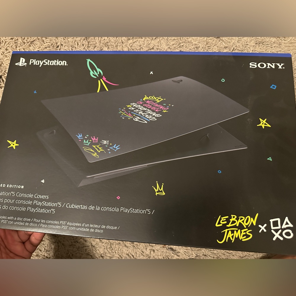 Original PS5 LeBron James Console Cover-Disc Drive Edition